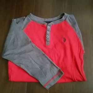 5/6 Long sleeve polo assn. button shirt